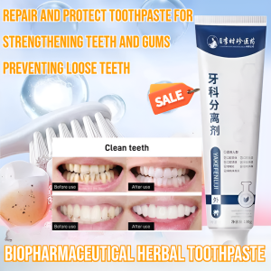 Repair And Protect Toothpaste For Strengthening Teeth  Tooth Repair And Gum Protection Toothpaste For Strengthening Loose Teeth Anti Inflammatory Formula For Healthy Gums And Firm Teeth Periodontal Health Toothpaste