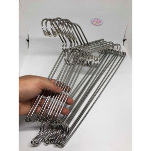 Móc phơi treo quần áo inox 304 dày 32ly đặc toàn bộ bóng sáng siêu bền Việt Nam sản xuất Hcm
