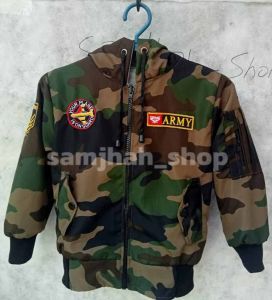 Jaket Bomber Hodie Anak Loreng/Jaket anak/jaket anak laki laki/jaket bolak balik/jaket parasut anak/Jaket anak perempuan