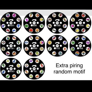 Mainan Senter Proyektor Anak Bayi Edukasi Lampu Flashlight Toys Gambar - Extra Piring 1
