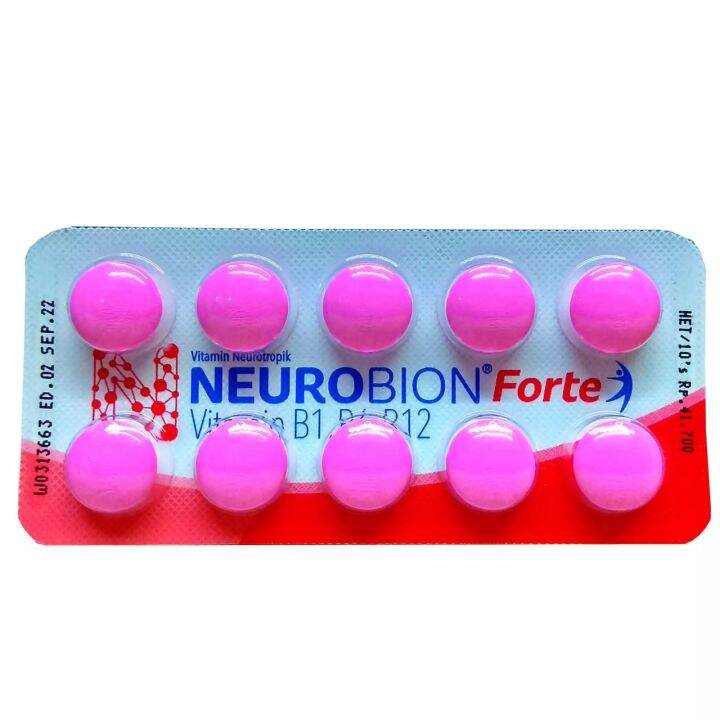 Neurobion Forte 1 Lembar Isi 10 Tablet Lazada Indonesia