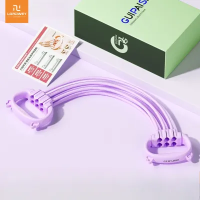 LORDWEY 6-tube Adjustable Resistance Band Womens Back Opening and Back Training 8-shaped Elastic Band Shoulder Opening Home Back Pulling Wonder Fitness Yoga Band Resistance Rope Elastic Rope High Appearance Level
