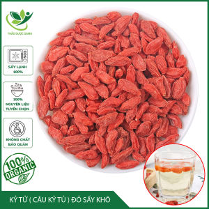 Kỷ Tử Đỏ (Câu Kỉ Tử) 1Kg Sấy Khô Quả To Đỏ Đều Giúp Đẹp Da Bổ Máu Dễ Ngủ Sáng Mắt Tại Thảo Mộc Gama