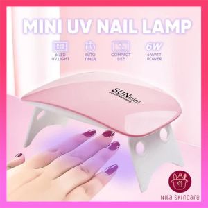 Alat Mesin Perawatan Kuku Nail Dryer Lamp Pengering Kutek LED Portable Sun Mini UV 6W
