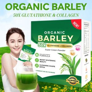Organic Barley Grass Powder 100% Official Store Slimming Drink Weight Loss Enhances Skin Defeat Acnes