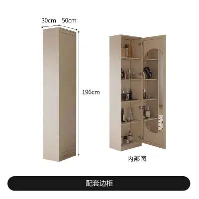 Wardrobe Cabinet French Cream Style White Small Wardrobe Drawer Cabinet Bedroom Side Cabinet Corner Desk Cabinet Storage Wardrobe