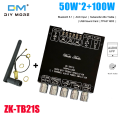 diymore ZK-TB21/ZK-TB21S 2.1-channel Stereo Bluetooth 5.0 Digital Power Amplifier Module 2*50W 160WX2+220W AUX Digital Power Amplifier Board Speaker Home Music Wireless Module Audio High and Low Pitch Subwoofer zk tb21 tb21s. 