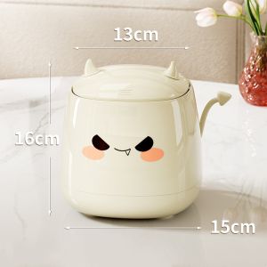 XY Creative Little Devil Desktop Trash Can Cute Cartoon Bedside Office Desk Storage Bucket YX