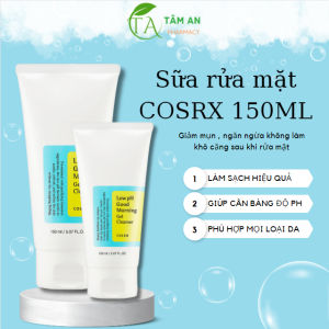 [Loại 150ml] Sữa rửa mặt Cosrx Low Ph Good Morning Gel Cleanser 150ml dịu nhẹ Dạng Gel dành cho da dầu và da nhậy cảm