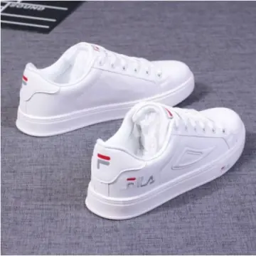 Fila white shoes original price best sale