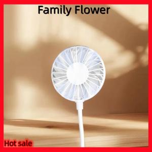 Family Flower Flash Sale 1 Piece im lặng làm mát ngân hàng điện không dây mini chơi cắm người hâm mộ mùa hè dài USB có thể sạc lại cầm tay Fan