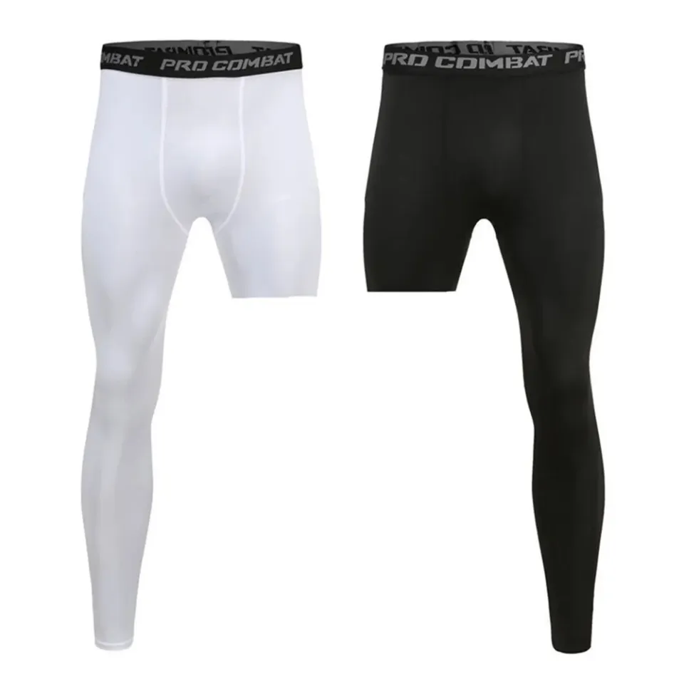 Sports Tight Pants Men's Cycling Compression Running Shorts Leggings  Basketball Football Cycling Fitness Cropped trouser