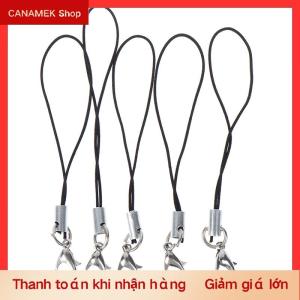 CS 10 cái dây buộc Keychain cho ổ đĩa flash USB Dây đeo chuỗi màu đen
