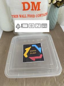 THINWALL MEREK DM SQ KOTAK/ KOTAK MAKAN PLASTIK JUMBO BESAR 2500ML KOTAK MIKA KULKAS/MIKA KUE TERMURAH DAN BERKUALITAS