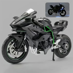 AOJU NINJA H2R 1:12 รถจักรยานยนต์หุ่นอัลลอย Diecast ของเล่นโมเดล ของเล่นสําหรับเด็ก ของขวัญวันเกิด Zanzancc