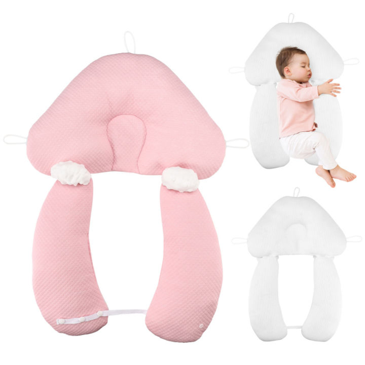 Side Sleeping Pillow For Baby, Comfortable Adjustable Detachable Baby Pillow AntiDeflection