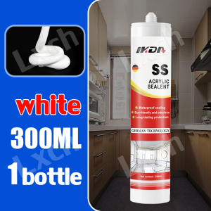 🔥50 years without shedding🔥Silicon Sealant 300ml Free sealant gun Powerful Adhesive / Malleable / Waterproof / Mildewproof Glass Roof leak Caulking sealant Glass Silicone Sealant Waterproof
