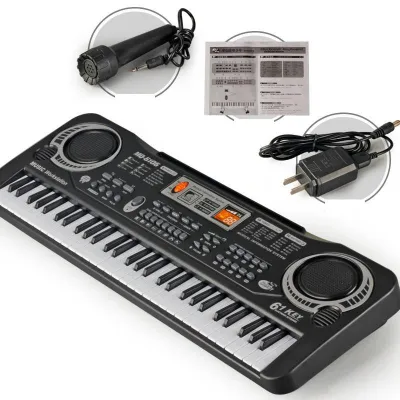 Đàn PIANO cho bé kèm mic hát - Đàn điện tử 61 phím size to nhiều chức năng có nhạc cho bé mới học đàn - Lana Queen