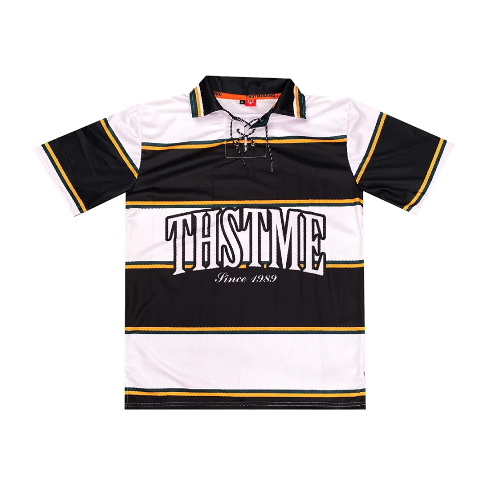 Jersey Retro Vintage Thistimebrand Black Gold White Size S M XL