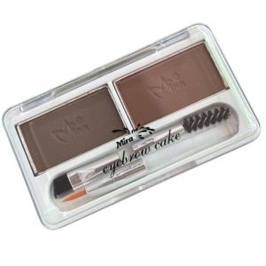 Eyebrow Cake bột kẻ vẽ tán chân mày 2 ô Mira EN312 hạt phấn cực mịn màu tự nhiên độ bám tốt 7g