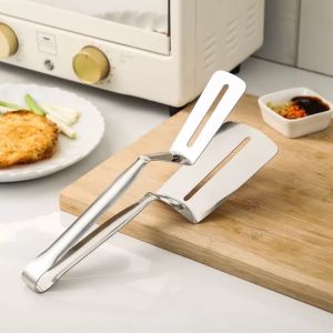 Stainless Steel Food Tongs Food Clip Frying Shovel Clip Fried Fish Steak Shovel Kitchenware Fried Food Tongs Spatula Tong Food Clip