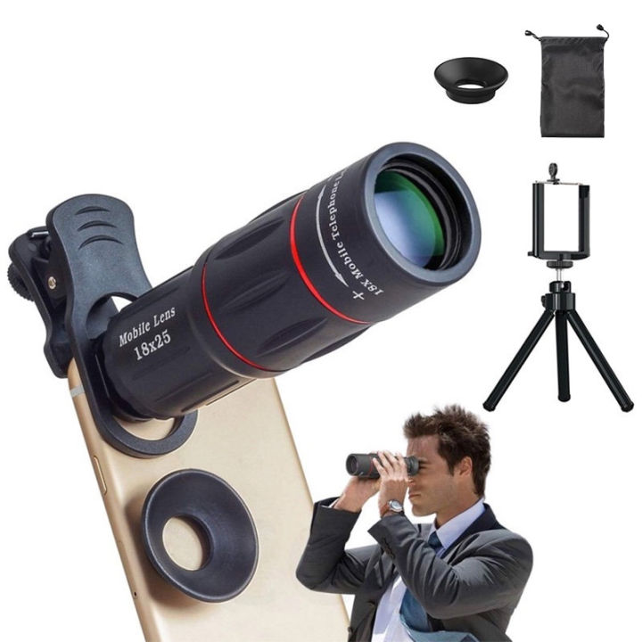APEXEL Universal 18x25 Monocular Zoom HD Optical Cell Phone Lens