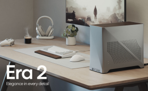 Fractal Design Era 2 SFF Mini Tower ITX Aluminium USB Type-C PC Desktop Casing Case Solid Walnut Top Panel With Airflow