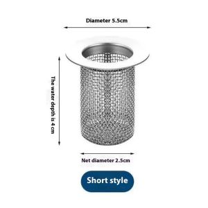 Mắt lưới inox tấm lọc đường xả chống tắc nghẽn chậu rửa phòng tắm Lọc Bìa