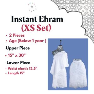 Instant Ehram  XS upto 5XL Mens Muslim Wear - Jubahs