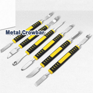 6 Pcs Metal Pry Bar Tool Crowbar Set Prying Opening Repair Tool Kit Steel Mobile Phone Disassembly Tool Set Durable