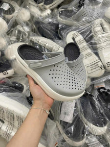 Dép sục cross nam nữ literide 360 Inmotion nhựa kháng khuẩn êm và thoáng màu ghi xám