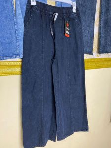 Kulot rawis Fashion celana Jens Wanita terbaru FARIASI Kancing samping STEAIL WANITA KEKINIAN M L XL XXL