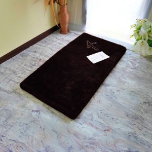 Sajadah Antislip bulurasfur polos ukuran 115 cm x 65 cm x5.5 isi busa LP