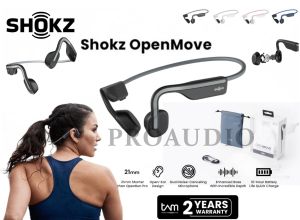 Shokz OpenMove Bone Conduction Open Ear Bluetooth Sports Headphone