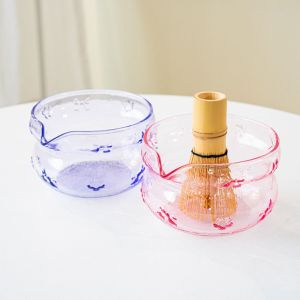 X ADORNMENT แก้ว ชามมัทฉะ โบว์ ชมพู ชุดทำมัทฉะ ใหม่ พร้อมหัวเท ชุดน้ำชาญี่ปุ่น ผู้รักชา