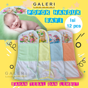 12 Pcs Popok Bayi Cucii Popok Kain Tali Handuk Bayi Popok Bayi Handuk New Born Lusinan Baru Lahir