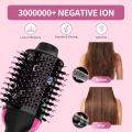 Hair Dryer Brush Blow Dryer Brush in One, Upgraded 4 in 1 Hair Dryer and Styler Volumizer with Negative Ion Anti-frizz Ceramic Titanium Barrel Hot Air Brush Hair Straightener Brush. 