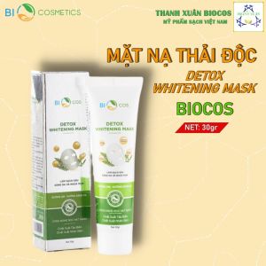 Mặt Nạ Thải Độc Detox Whitening Mask 30g - Sạch Da Sáng Da Ngừa Mụn Dưỡng Da Kích Thích Sản Sinh Collagen và Elastin
