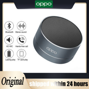 ♥Limit Free Shipping♥OPPO A10 Wireless Intelligent Bluetooth Audio Mini Stylish Cylindrical Aluminum Alloy Speaker Handsfree Subwoofer Stereo Speaker