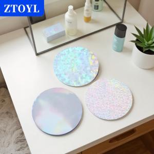 [COD]🔥🔥🔥ZTOYL 100pcs Transparent Badge Film Clear Laser Star Pattern Badge Protective Film Covers For Button Badge Maker Part Tools
