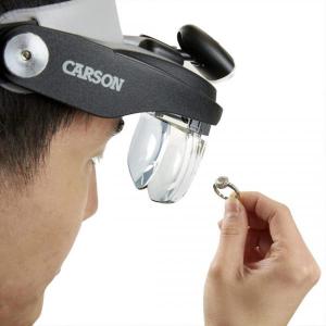 [Trả góp 0%] Kính lúp choàng đầu có đèn Carson MagniVisor CP-60 (1.5x 2x 2.5x 3x) - Hãng Carson Mỹ