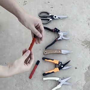 Knife Sharpener 4 in 1 Pengasah Pisau Multifungsi Portable Batu Asah Untuk Pisau Dapur Gunting Taman Gunting Cantas Outdoor Sharpening Tool