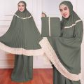 MUKENAH PLISKET DEWASA | MUKENA PLISKET RENDA | TERBARU | TERMURAH | COD. 
