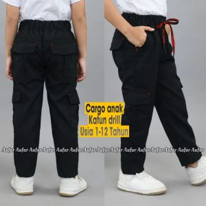 umur 1-12 tahun celana cargo panjang anak laki laki model terbaru