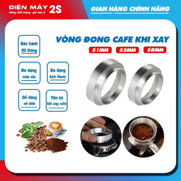 [HCM-Hàng sẵn] Vòng đong cà phê bằng nhôm pha cà phê Espresso kích ...