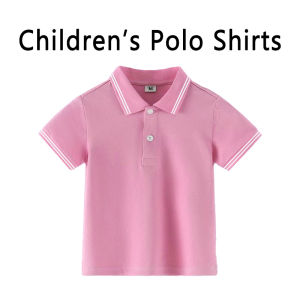 Boys polo shirt baby boy clothes 4-12 years old children POLO shirt fashionable handsome lapel short-sleeved T-shirt