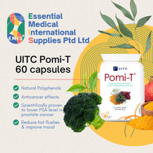 [EXP: 07/2027] Pomi-T Polyphenol Supplement 60 Capsules Anti-cancer and Anti-inflammatory effects Pomit