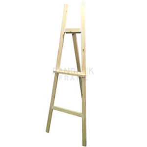 Bangkokframe-ขาตั้งกรอบรูป ขาตั้งป้าย ขาตั้งกรอบรูป ขาตั้งป้ายราคา-ขาตั้งกรอบรูปไม้-ขาตั้งสีดำ-FAE-WOOD-M1-BL