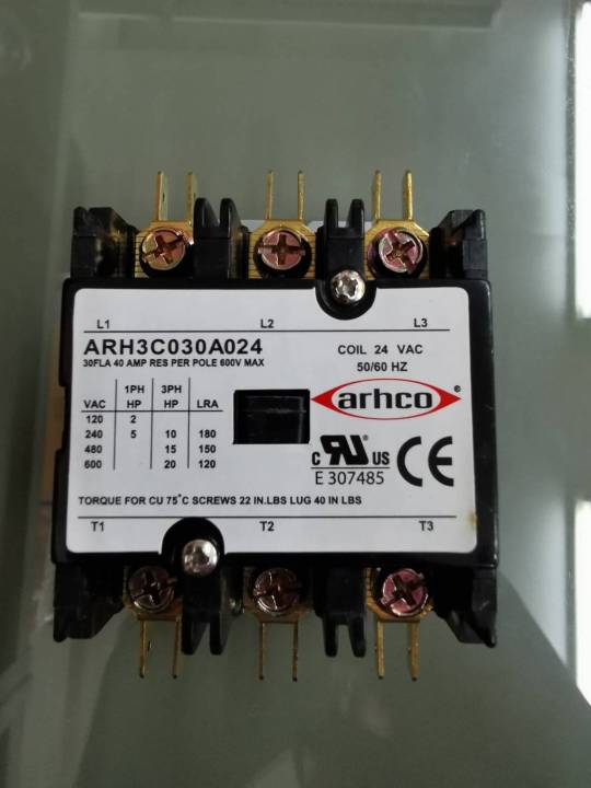 แมกเนติก คอนแทรคเตอร์ 30A 3P คอยล์ Coil 24V (ไม่ใช่ไฟ 220-240V) ส่วน ...