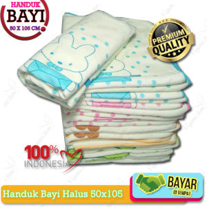 Handuk Bayi Karakter Lembut & Berkualitas Tinggi